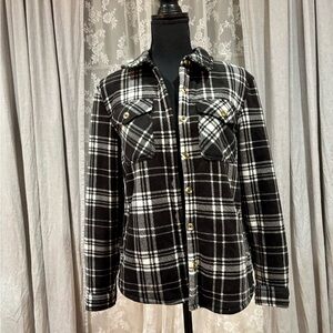 Sage Ladies' Plush Shirt Jacket